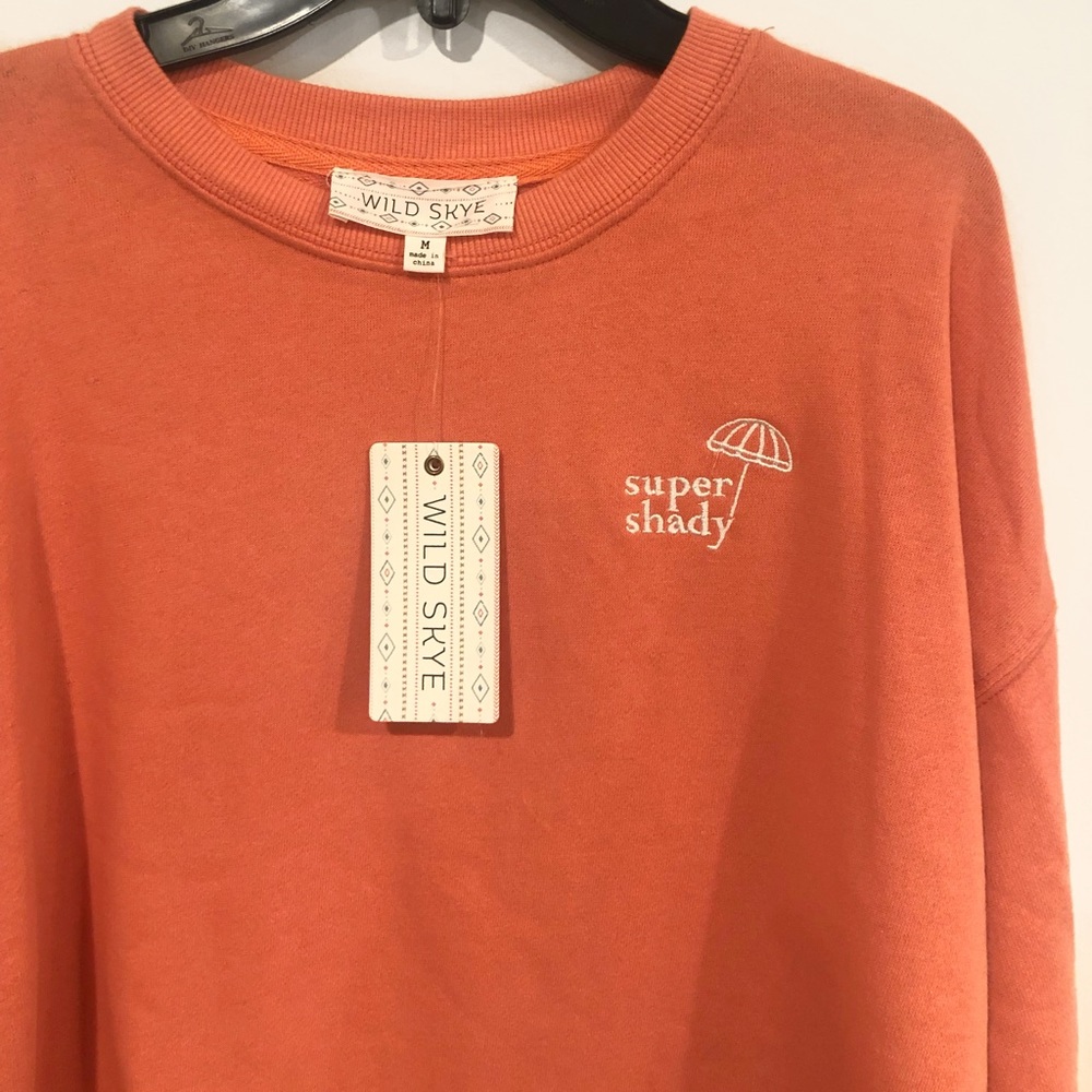 Wild Skye Super Shady Cropped Sweater in Size Medium